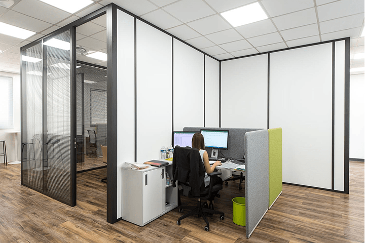Cloison amovible de bureau